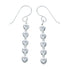 Navajo Sterling Silver Bead Hook Dangle Earrings AX130201